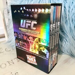 UFC, 1994, Classic Collection, Vol 1-4 DVD, No Rules, Uncut, With Royce Gracie